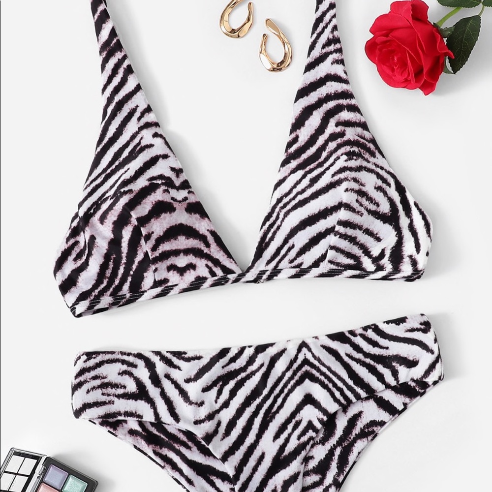 Zebra Bikini- Never Been Worn